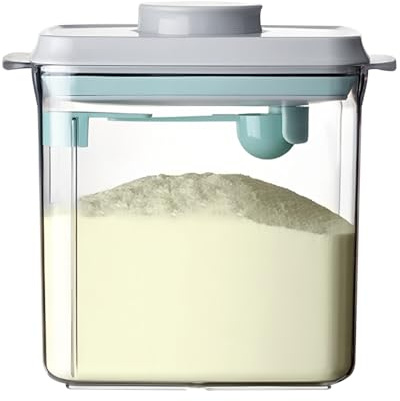 Milchpulverspender 1700 ml Milchpulver Aufbewahrungsbox mit Löffel Versiegelter Milchpulverspender Geeignet für die Lagerung von Milchpulver, Mehl, Hirse, roten Bohnen