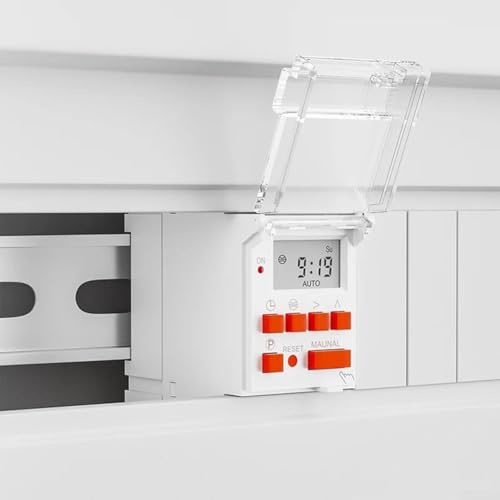 Interruttore timer intelligente astronomico 85-265VAC, controllo automatico SunriseSunset Capacità 30A, con 8 impostazioni distinte di programma