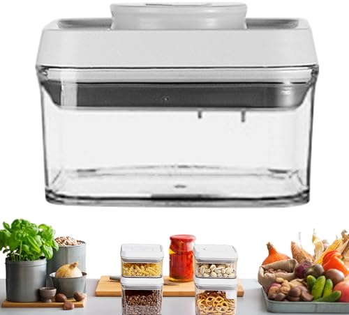 Generico Contenitore per Cereali | Contenitori Per Alimenti Impilabili - Barattolo Trasparente Ermetico Adatto A Snack Riso Frutta Secca Tè Sfuso Caffè In Grani Spezie Organizzazione Dispensa