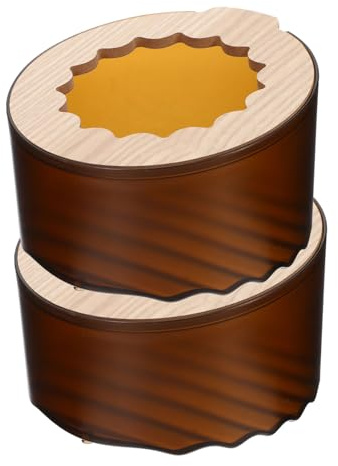 Abaodam 2pcs Hamster Sand Bath Box Small Pet Toilet and Bathing Tub for Gerbils Hedgehogs Mice Space-saving Rodent Litter Container with Easy Clean Design