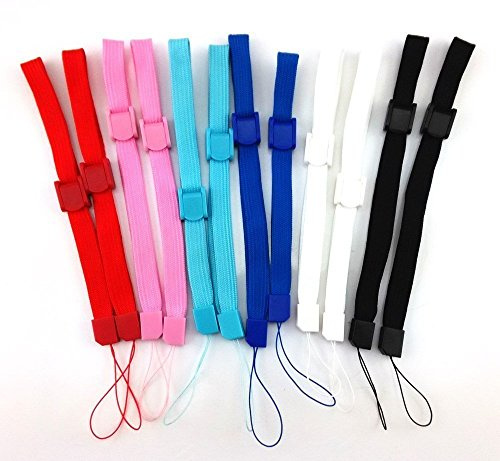 12 x Bracelet Main Dragonne pour Sony PSP 1000 2000 3000 Go PS Vita PS3 Move, appareils photo, Nintendo DS DS Lite DSi DSi XL 2DS 3DS 3DS XL télécommande Wii Wii U, MP3, lecteurs de musique