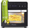 TurboTronic AFO14 Smart Air Fryer Oven 14L with Rotisserie & Dehydrator - All In One Multi-Function Table Top Mini Oven - Digital LED Display & Touch Sensors - Air Fry Basket & Rotisserie Set Included