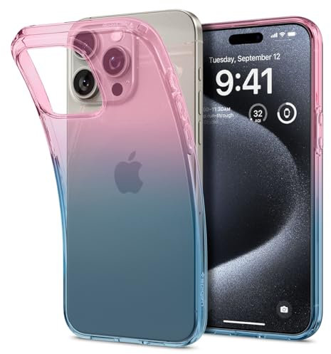 Spigen Liquid Crystal Case Compatible with iPhone 15 Pro - Gradation Pink