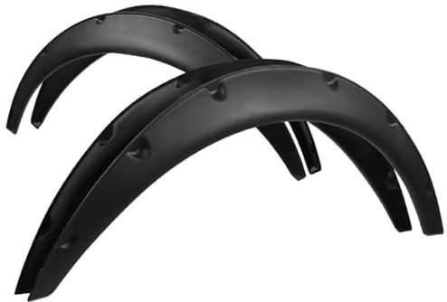 Kit d'4 pcs Elargisseurs d'Ailes d’Voiture 80 cm 90cm Flexibles Universelles Avant et Arriere Décoration pour Jeep SUV et Tout-Terrain