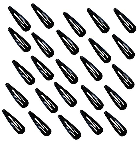 HAALII 40 Pcs 2 Inch Mini Metal Snap Hair Clips for Toddlers, Small Barrettes and Accessories for Fine Hair, Kids Girls' and Women's Hair Accessories