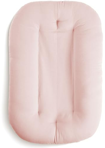 snuggle me® Nido Neonato (0-9 mesi) - Cotone Biologico di Alta Qualità con Imbottitura in Fibrefill, Lavabile al 100% in Lavatrice e Dotato di Borsa da Viaggio (Petal)