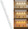 60CM Lampe LED Rechargeable avec Détecteur de Mouvement, Sans Fil Interieur Luminaires, Led Cuisine Sous Meuble avec 3 Couleurs & Luminosité Réglable pour Meubles, Armoires, Placard, Escalier