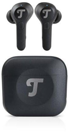 Teufel AIRY TWS PRO - True-Wireless In-Ear Bluetooth Kopfhörer mit Active Noise Cancelling, Transparenzmodus, Kabelloses Laden, IPX4 Wasserfest - Night Black