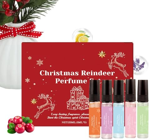 Mist Profumato 5 Spray da 5ml ad Olio Naturale con Renna Natalizia