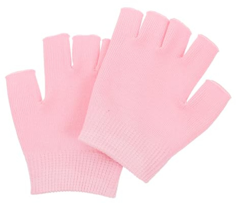 HINTRMENT Guantes Hidratantes de Gel de Tejido de Punto Recubrimiento de Goma Reutilizables para Manos Secas y Ásperas Ideales para Cuidado de Manos en Spa
