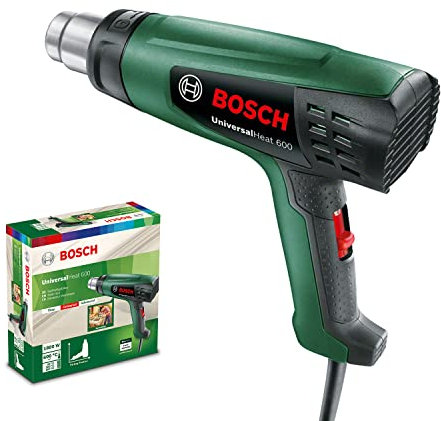 Bosch Heim und Garten Heißluftpistole UniversalHeat 600 (1800 W, Temperatur 50/300/600 °C, in Kartonverpackung), Design 2019, Blassgrün