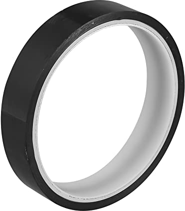 X AUTOHAUX Fahrrad Felgenband Breite 18 mm Länge 10 m Schlauchlos Schwarz