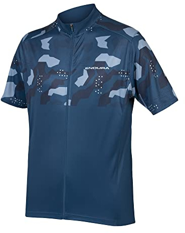 Endura Hummvee Ray II Kurzarm Jersey für Herren, Blaubeere, XL