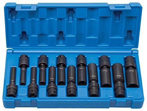 Grey Pneumatic Corp - 1/4 Dr. 12Mm Univ Magnetic Socket (912UMG)