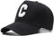 Basecap Herren Mode High Top 5 Panels Sport Snapback Hut Frau Freizeit Trucker Hut Big Head Mann Plus Size Baseball Cap 55-59cm 60-65cm, Schwarz, 60-65cm