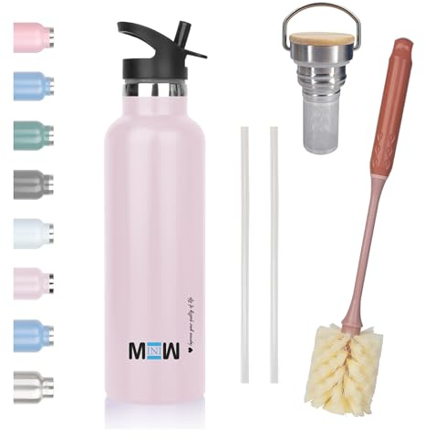 MINIW Borraccia Termica in Acciaio Inossidabile - a Tenuta Stagna Borraccia Isolante Senza BPA per Sport, Viaggio e Scuola - 750ml