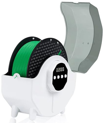 Filament Dryer with Built-in Fan, Filament Space Dry Box with 24h-timer and 3 Temperature Setting, Dust-Proof and Moisture-Proof, Filament Dehydrator Compatible with PLA, PETG,ABS, TPU, PC, PVA