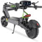 VS6 Off-Road Electric Scooter for Adults, 10 inch Pneumatic Tires Escooter, 18.2Ah Battery Folding Scooters, 40-55 km Range, 265 Lbs Load HD Display Dual Absorption & Rear Motors All Terrain e Scooter