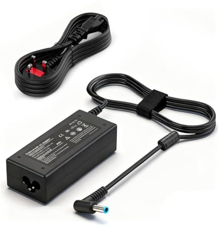 Cluvox 45W Fast Laptop Charger for HP,19.5V 2.31A Power Supply Compatible With HP Pavilion 11 13 15,Stream 11 13 14,Elitebook 840 850,Chromebook 11 14,Blue Tip: 4.5mm * 3.0mm Power Adapter