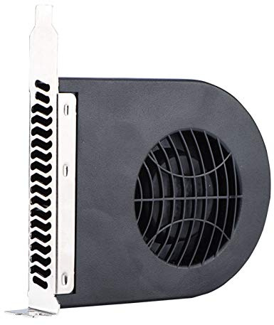 Cocoarm Ventola di raffreddamento a turbina, 4P CPU, flusso d'aria ad alte prestazioni, 2500 giri/min, 12 V, ventola PCI per raffreddamento scheda grafica del computer con design a doppia spina