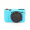 G7 X Mark III Case, Zakao Soft Silicone Bag Lightweight Slim Skin Rubber Protective Digital Camera Case Cover for Canon PowerShot G7 X Mark II/Mark III (Blue)