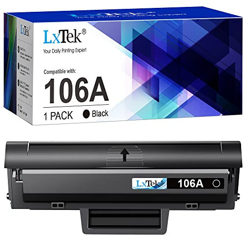 LxTek W1106A 106A Toner Kompatibel für HP Laser MFP 135wg, 107w, 107a, 107r, 137fwg, 137fnw, 135w, 135a, 135r (Schwarz, 1er-Pack)