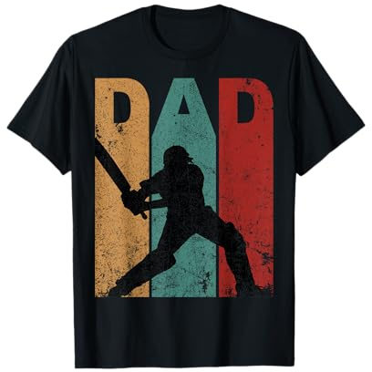 Vintage Cricket Dad Ideas Cricket Player T-Shirt