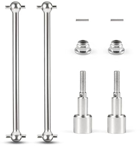 HAIBOXING 1/12TH Scale RC Car Spare Parts Desert Truck Metal Rear Drive Shafts Apply to 2995 (T2112 & T2113)