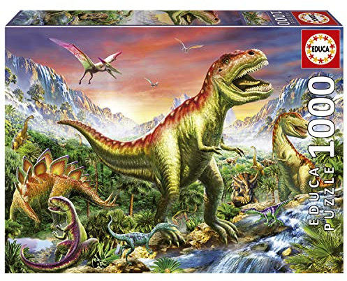 Educa - Puzzle 1000 Teile für Erwachsene | Dinowelt, 1000 Teile Puzzle für Erwachsene und Kinder ab 14 Jahren (19560)