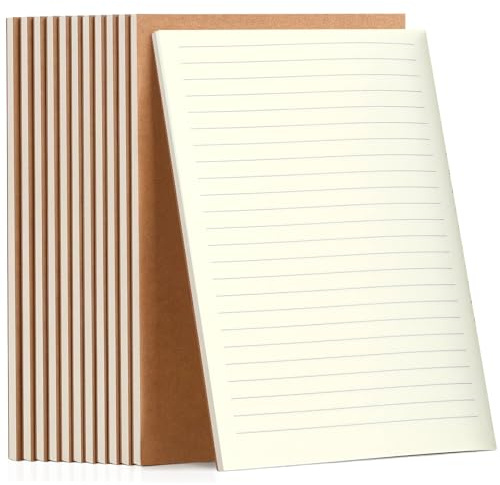 VEESUN 10 Pack Cuadernos Kraft A5, Páginas Líneas, Libretas de Notas de Papel Kraft para Escritura, Dibujo, Diario, Bloc de Notas, Escolar, Regalo, para Niños, Estudiantes, Jóvenes, Adultos