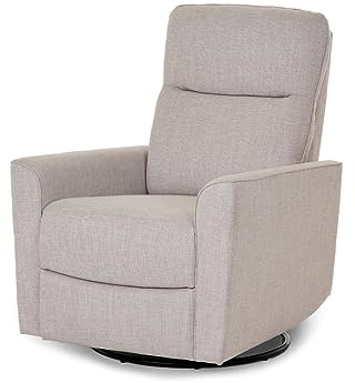 Obaby Savannah Swivel Glider Recliner Chair – Oatmeal