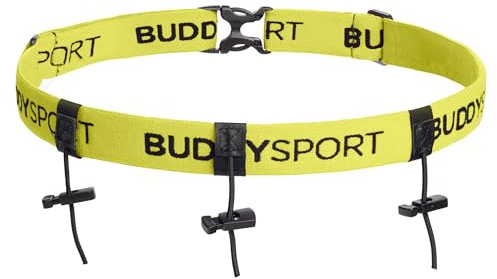 BUDDYSWIM Bälte för Triathlon tävlingsnummer. Justerbart nummerbälte för triathlon, cykling, löpning, maraton eller andra sporter.