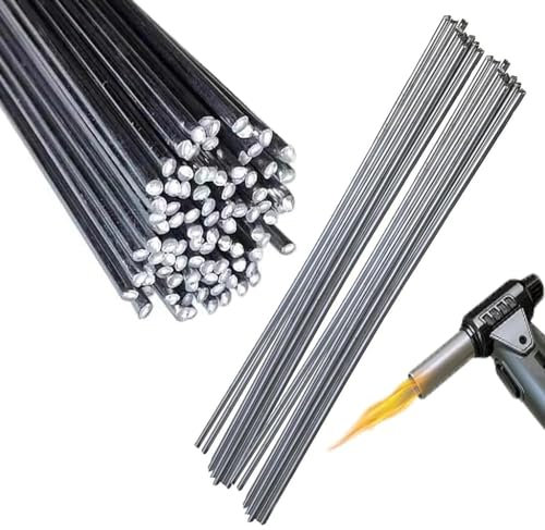 Flux Core Welding Wire,Welding Rod,Metal Universal Welding Wire,Solution Welding Flux-cored Rods No Flux Required, Super Low Melting Point (Color : 10PCS, Size : 500mmx1.6mm)