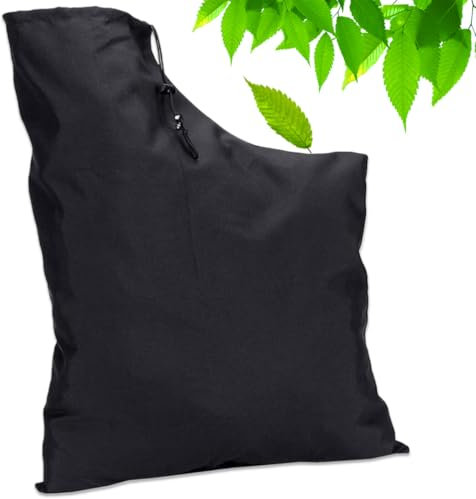 VJUYSW 1 Piezas Bolsa Aspiradora Jardín, Bolsa Universal para Hojas De Jardín,Bolsa De Vacío De Repuesto para Soplador Eléctrico, Bolsa para Soplador De Hojas Coleccionar Las Hojas(Negro)