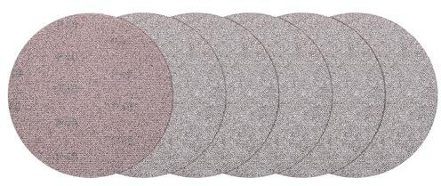 sourcing map 230mm (9 Inch) Mesh Sanding Disc, 25pcs 40 Grit Dust Free Drywall Sandpaper Hook and Loop Sander Pads for Drywall Putty Floor