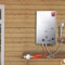 TABODD 36KW 18L LPG Gas Durchlauferhitzer mit Gasdruckregler, Propangas Campingdusche für Dusche im Außenbereich Dusche Bad Warmwasser Camping Dusche Warmwasserbereiter mit CE-Zertifizierun, Silber