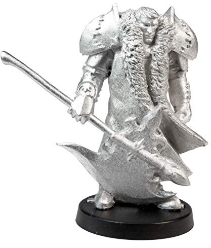 Stonehaven Miniatures Male Human Lordling Miniature Figure, 44mm - 100% Pewter Metal - Includes Slotted Creator Base - for 28mm Scale Table Top War Games - Designed & Made in USA
