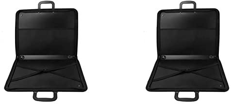 Herold 2X Kunst Portfolio Gehäuse mit ReißVerschluss, Künstlertragetasche Plakatwand, Tragetasche für Ordner Zur Aufbewahrung Von Kunst