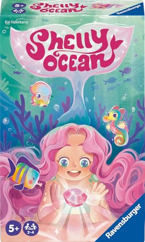 Ravensburger 23047 - Shelly Ocean - Lauf- und Sammelspiel für Kinder ab 5 Jahren, Familienspiel für Kinder und Erwachsene, für 2-4 Spieler