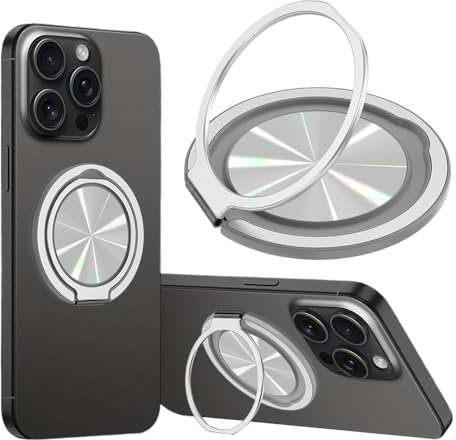 KOEMCY Supporto Telefono Rotante Anello Magnetico Cellulare Universale Staffa Smartphone Rotazione 360 Gradi Presa Sicura