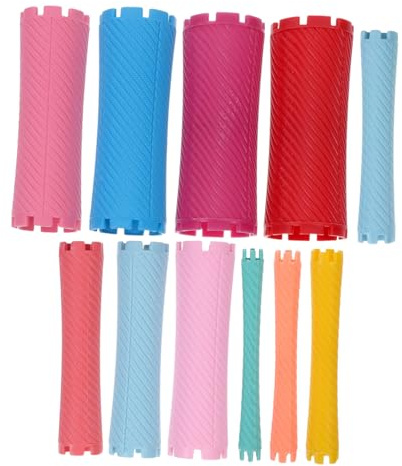 SOIMISS 100 piezas Unidades Rulos para Pelo Reutilizables Herramienta Moldeadora Rizadora para Ondas Permanentes Accesorios Profesionales para Salón y Uso Doméstico