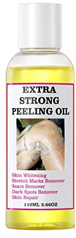 Peeling Oil, Lightening Exfoliat-ing Dark Skin For Body, Skin Peeling Oil For Skin Lightening, Ffective Gentle Body Exfoliate Extra Strength Whitening, Peeling Solution Dark Skin, 110ml