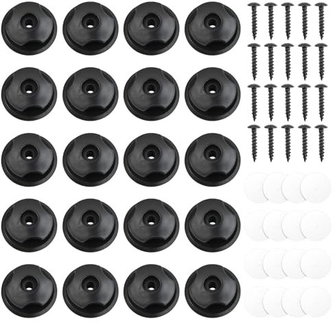 20 Piezas Ganchos de Lona Redondos, Botones de Lona Resistentes, Accesorios para Remolques, para Fijar Redes De Remolque Y Lonas