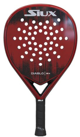 Siux Siux Diablo Go 4 mellannivå padelracket hybrid form, kontroll och prestanda