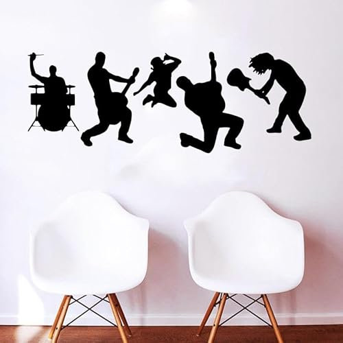 Autocollant mural pour zone de jeu vidéo - Manette de jeu - Décoration pour chambre d'adolescent - 42 x 35 cm