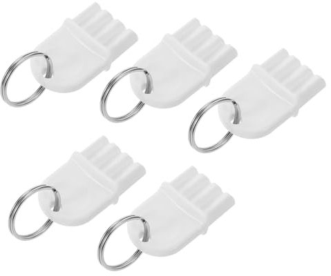 ABOOFAN 5sets Dispenser Asciugamani Chiave Ricambio per Distributore Carta Igienica con Anello Portachiavi in per Commerciale