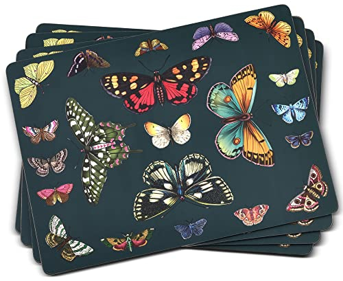 Portmeirion Home & Gifts Platzsets, Kork, Mehrfarbig, 40,1 x 29,8 cm, 4 Stück