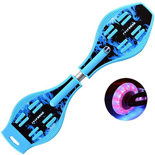 LZY Waveboard Vitality Board Schlangenbrett Skateboards Concaved Caster Board Street Kunststoffdeck Skateboard mit leuchtenden Rädern PU-Rollen ， Skateboards Street Surfboard Unisex