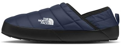 The North Face Men's Thermoball Traction Mule V Winter Shoe - Insulated & Water Repellent, Rubber Outsole, Summit Navy/TNF White, 11