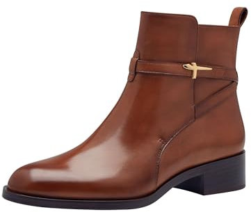 Tamaris Damen Klassische Stiefel, Frauen Stiefel,TOUCHit-Fußbett,uebergangsstiefel,uebergangsschuhe,reißverschluss,Boots,Cognac,37 EU